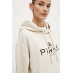 Толстовка Pinko из хлопка, бежевый - фото 5