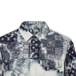 Новые квартальные продукты LV Shirt Men Louis Vuitton, темно-синий - фото 3