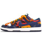 Кроссовки Nike Dunk Skateboarding Shoes Men Low-top Orange, белый - фото 2