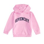 Худи из хлопкового джерси с логотипом Givenchy, розовый - фото