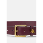 Пояс LOGO KEEPER LEATHER BELT Lauren Ralph Lauren, Бордо - фото