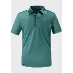 Рубашка-поло Schöffel "CIRC Polo Shirt Tauron M", зеленый - фото