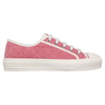 Walk'N'Low Top Pink с вышитым узором Cannage Denim для женщин Dior - фото 2