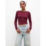 Футболка Pull&Bear, цвет Grey/Bordeaux - фото 2