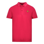 Рубашка-Поло Cranberry с фирменным воротником Lyle & Scott, красный - фото