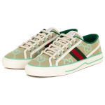 Кроссовки (WMNS) GUCCI Tennis 1977 Shoes 'Interlocking G - Green', зеленый - фото 2