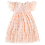 Платье из вышитого тюля Stella Mccartney Kids, цвет rosa/embroidery - фото