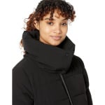 Пуховик Sam Edelman Zip Front Puffer, черный - фото 3