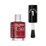 Лак для ногтей London Supergel — 044 Rock N Sparkle Dark Red, Rimmel - фото 2