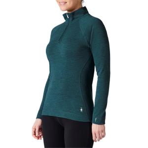 Топ Smartwool Classic Thermal Merino Base Layer с застежкой-молнией 1/4 - женский, синий