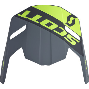 Козырек для шлема Scott 350 Evo Plus Dash ECE с логотипом, серый/желтый