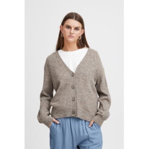 Кардиган ICHI Strickjacke, серый