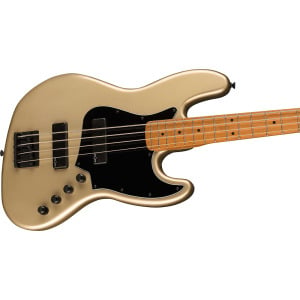 Squier Contemporary Active Jazz Bass HH, накладка из жареного клена, черная накладка, цвет Shoreline Gold Fender 0370451544