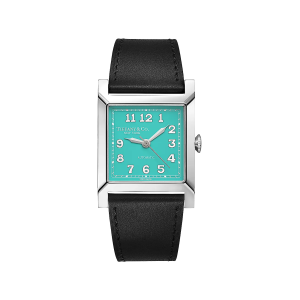 Часы Tiffany & Co. Union Square Tiffany Blue Dial, 30 мм, нержавеющая сталь/телячья кожа