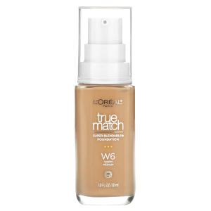 Тональная основа L'Oréal True Match Super-Blendable Foundation W6 Warm Medium, 30 мл