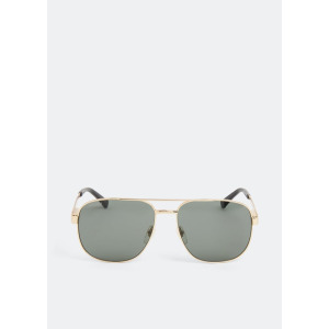 Солнечные очки GUCCI Navigator frame sunglasses, золотой