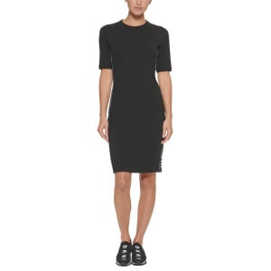 Платье DKNY, Flip Logo Tape Bodycon Dress