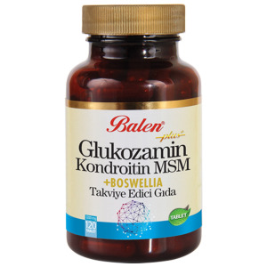 Активная добавка глюкозамин Balen Chondroitin Msm Boswelia, 120 капсул