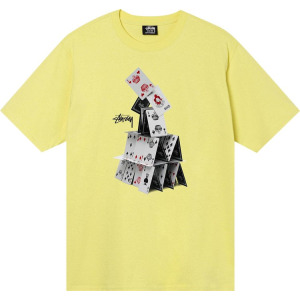 Футболка Stussy House Of Cards Tee 'Yellow', желтый