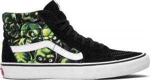 Vans Supreme x Sk8 Hi Glow In The Dark Skull Pile