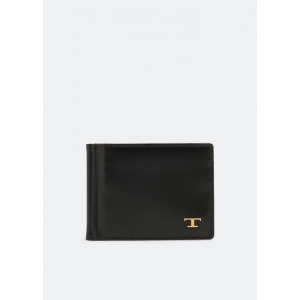 Кошелек TOD'S Leather wallet, черный