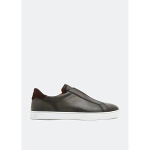 Кроссовки MAGNANNI Bowen leather sneakers, коричневый