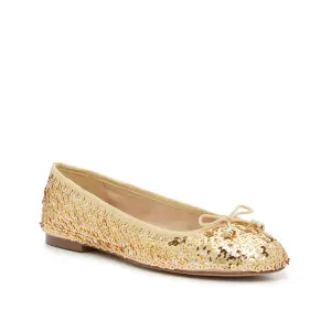 Балетки Felicia Ballet Flat Sam Edelman, золотой/металлик