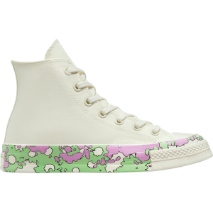 Кроссовки Converse Wmns Chuck 70 High Crafted Florals, кремовый