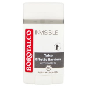 Borotalco Дезодорант-карандаш Invisible Gray 40 мл - Roll On Invisible Talc Barrier Effect 1,3 жидких унций Сделано в Италии