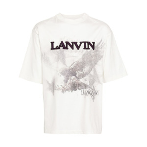 Футболка с принтом из коллаборации с Future Lanvin, белый