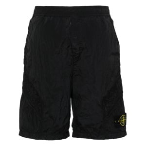 Stone Island шорты с логотипом Compass, черный