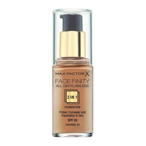 Max Factor, Facefinity All Day Flawless 3 в 1, Тональный крем для лица 3 в 1, 85 Карамель, Spf 20, 30 мл