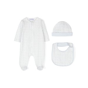 Emporio Armani Kids пижама с принтом, белый