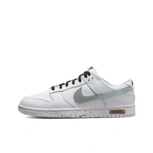 Кроссовки Nike Dunk Skateboarding Shoes Men Low-top Grey/green, зеленый