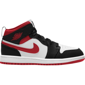 Кроссовки Air Jordan 1 Mid PS Black Gym Red, белый