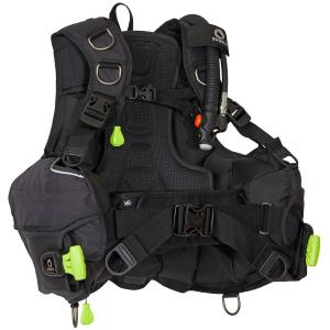 Жилет для дайвинга компенсатор плавучести черный BCD 500 Subea