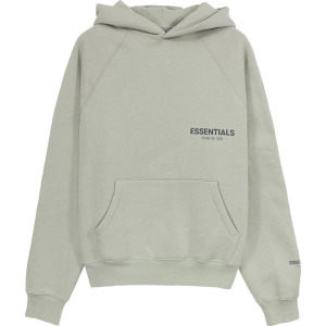 Худи Fear of God Essentials x SSENSE Pullover Hoodie 'Green Concrete', зеленый