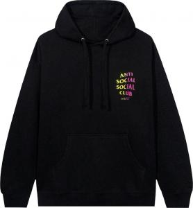 Худи Anti Social Social Club x retaW Hoodie 'Black', черный