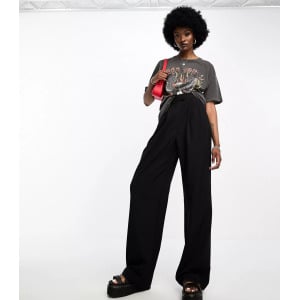 Брюки Asos Design Tall Wide Leg, черный