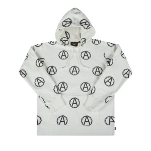 Толстовка Supreme x Undercover Anarchy Hooded Sweatshirt 'White', белый