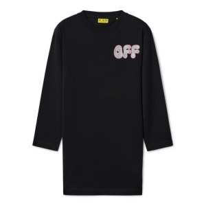 Off-White Kids платье Arrow Chunky, черный