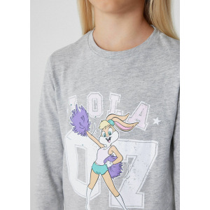 Пижамный комплект LOONEY TUNES Tezenis, цвет Mottled Light Grey