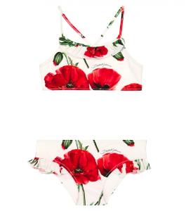Бикини с цветочным принтом Dolce&Gabbana, разноцветный