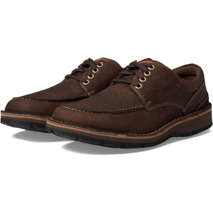 Оксфорды Clarks Gravelle Low, цвет Dark Brown Nubuck