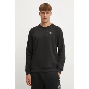 Хлопковая толстовка adidas Originals, черный