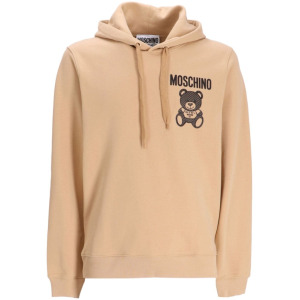 Худи с логотипом Moschino, бежевый