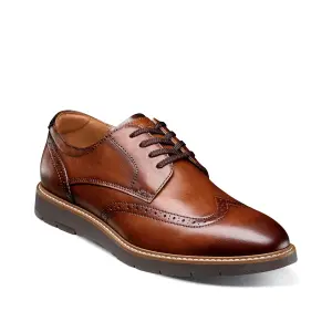 Оксфорды Vibe Wingtip Oxford Florsheim, цвет cognac