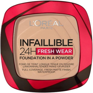 L'Oreal Infaillible 24Hr Fresh Wear Power Foundation 130 True Beige 9G, L'Oreal