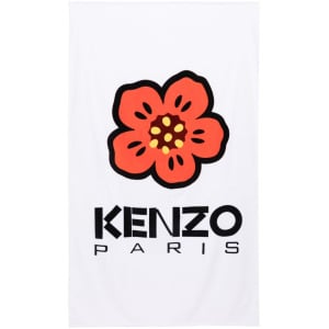 Kenzo пляжное полотенце с принтом Boke Flower (100 x 170 см), белый