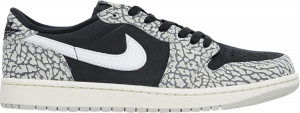 Air jordan retro 1 low black deals